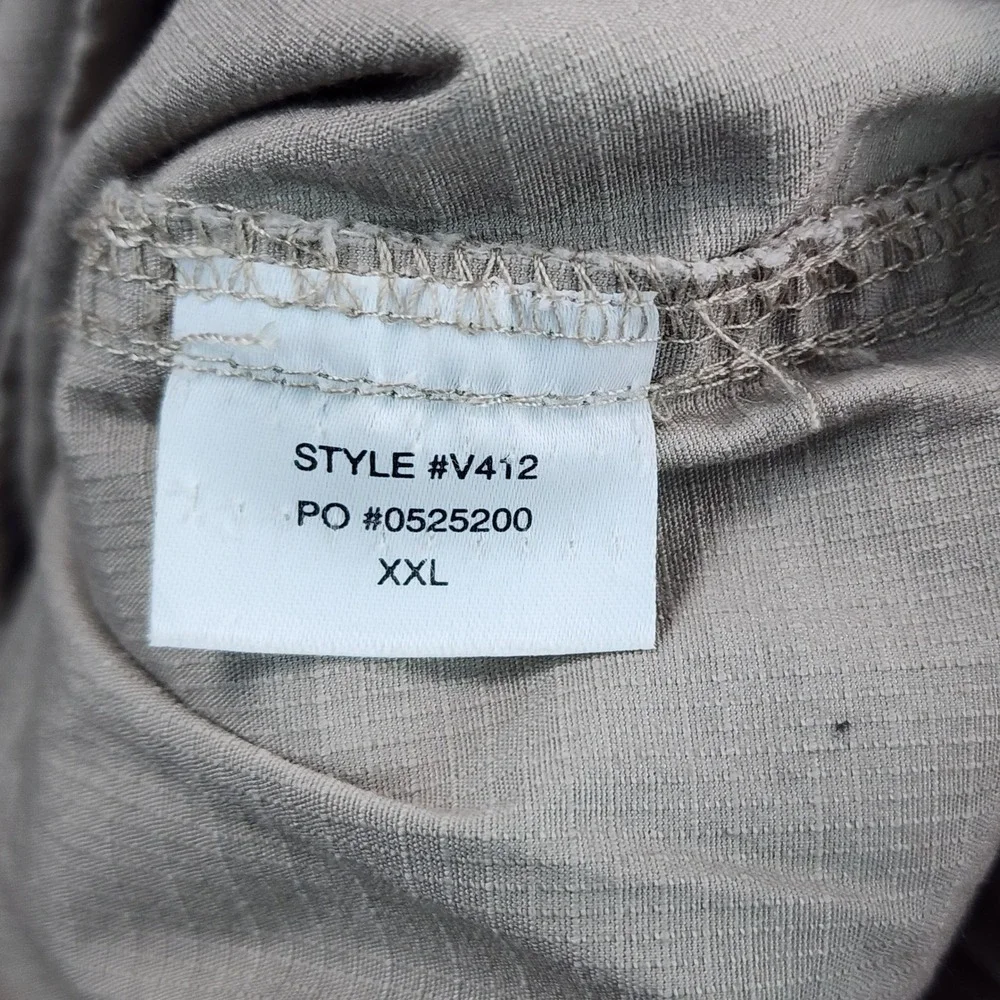 Vuori Ripstop Climber Pants Mens XXL V412 Khaki Tan Cargo Hiking Cotton Stretch